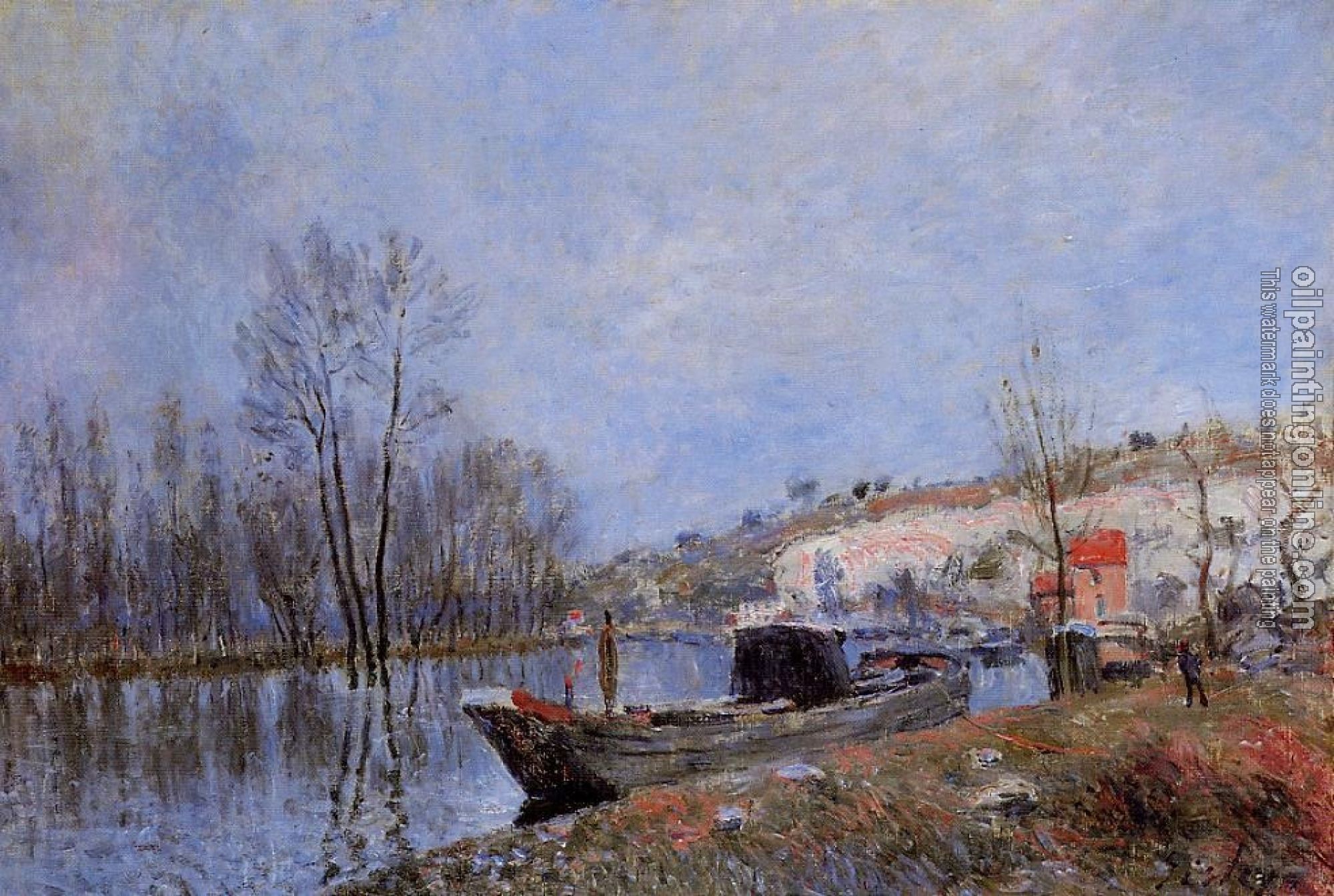 Sisley, Alfred - Banks of the Loing towards Moret